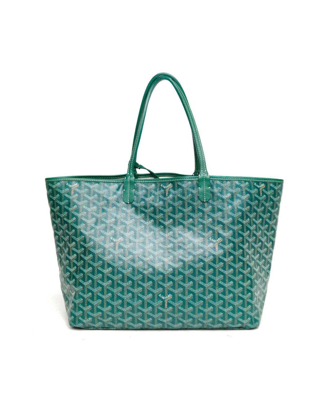 GOYARD Зеленая кожаная сумка через плечо, фото 2