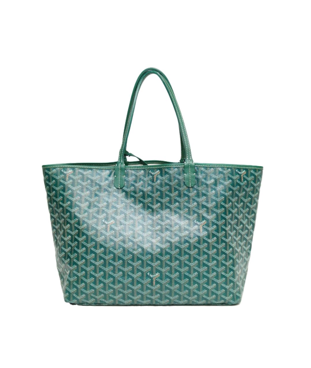 GOYARD Зеленая кожаная сумка через плечо, фото 1