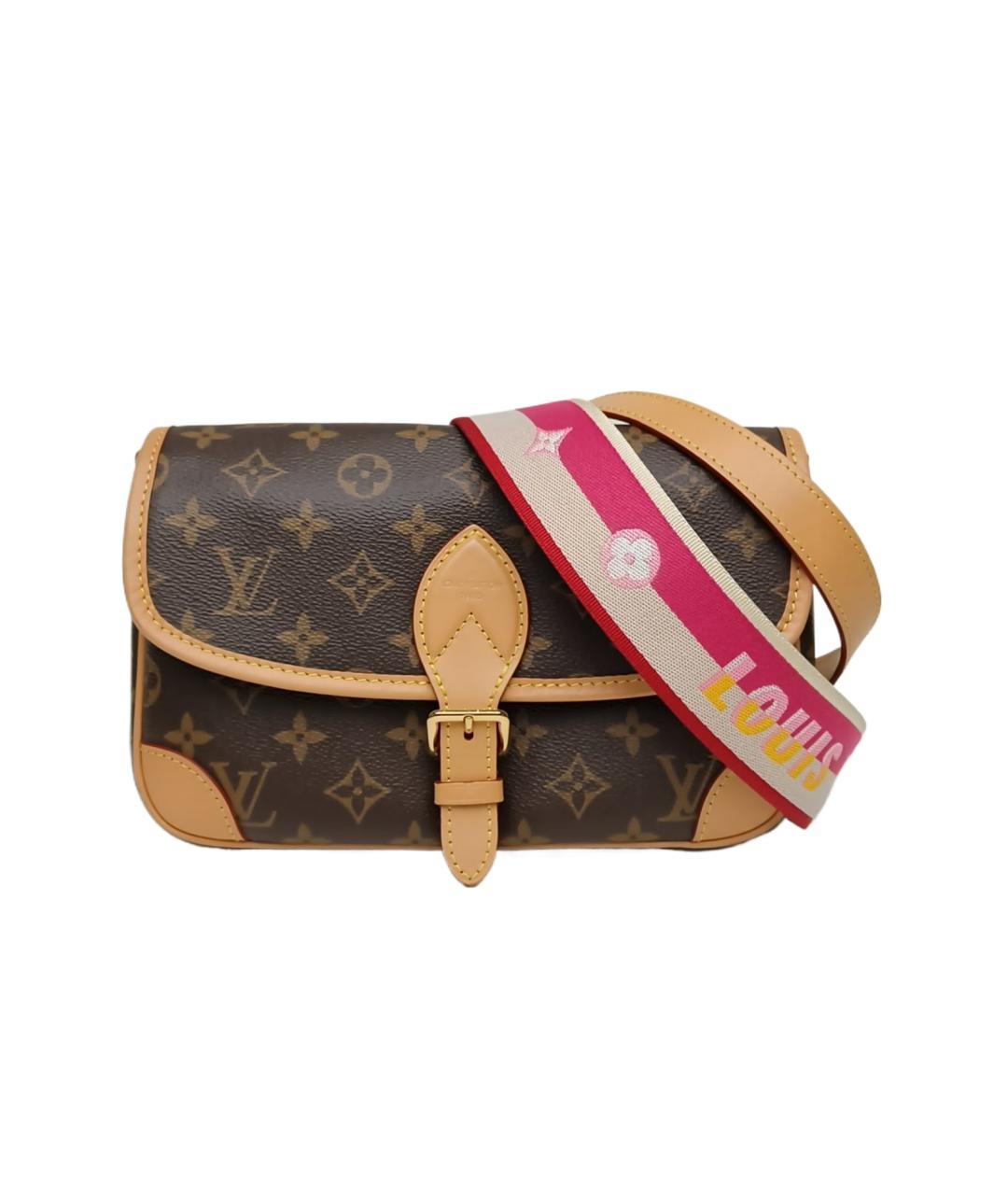 LOUIS VUITTON Коричневая сумка через плечо, фото 1