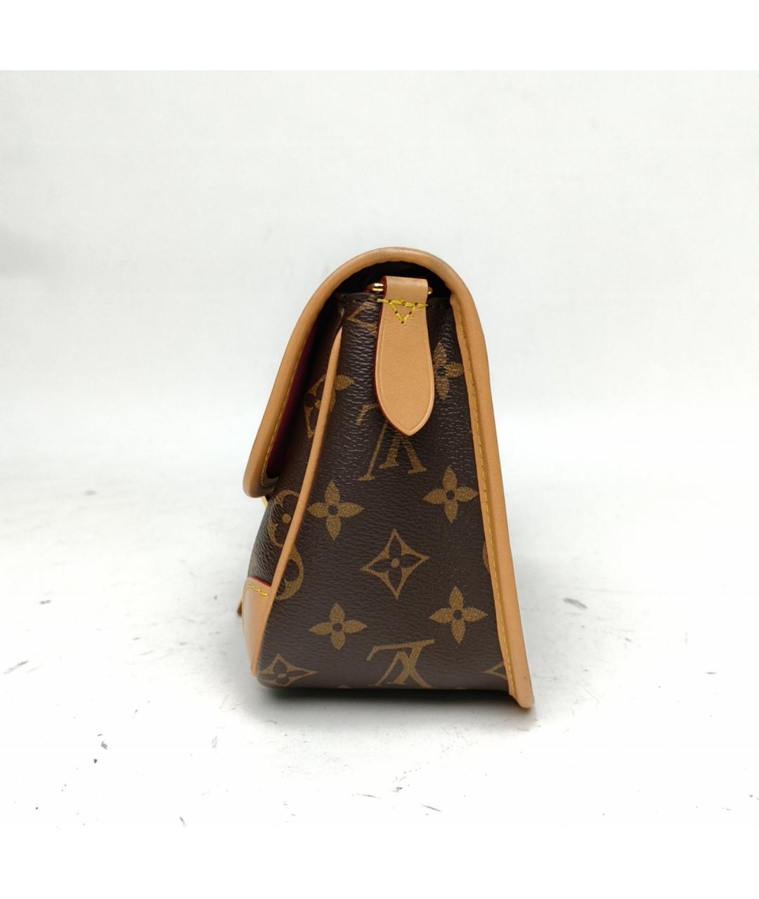 LOUIS VUITTON Коричневая сумка через плечо, фото 3