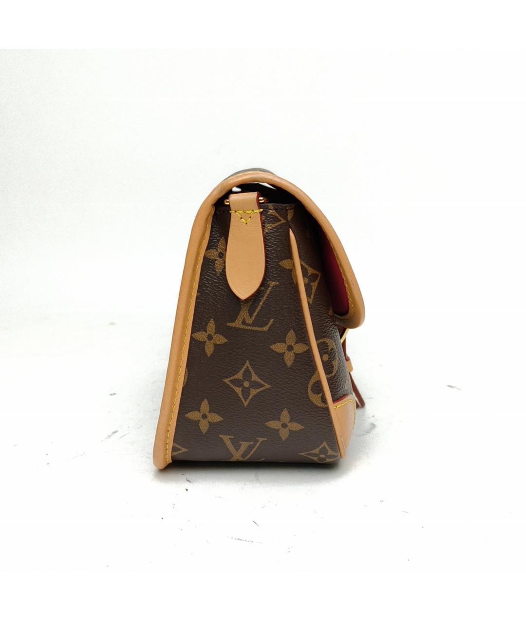 LOUIS VUITTON Коричневая сумка через плечо, фото 5