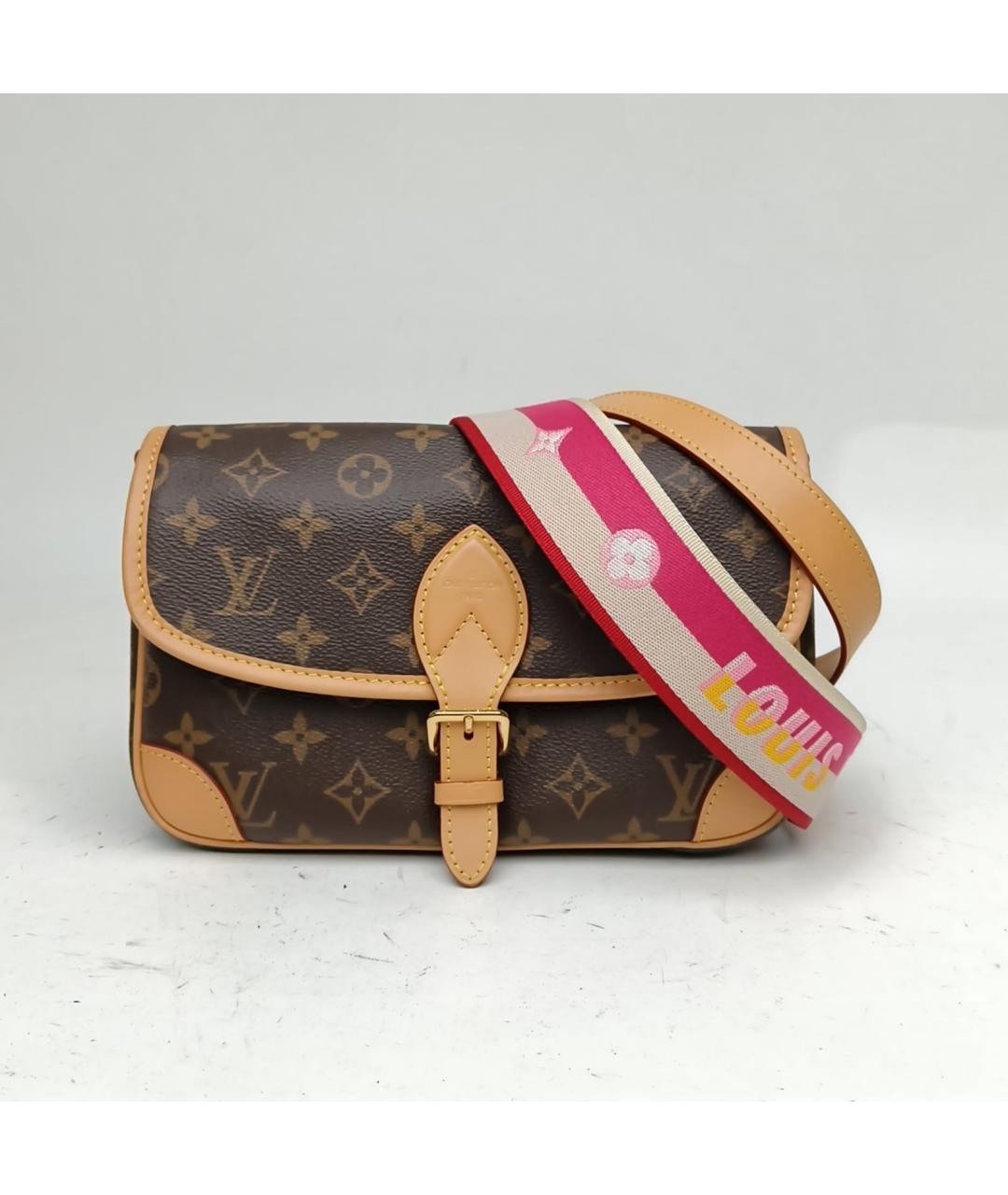 LOUIS VUITTON Коричневая сумка через плечо, фото 2