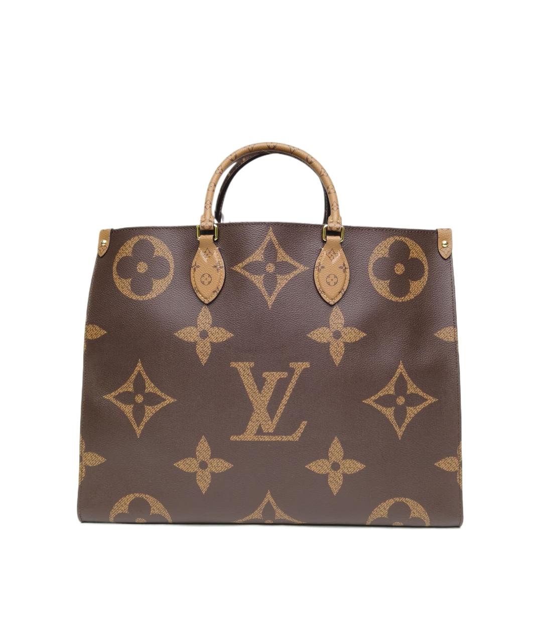 LOUIS VUITTON Коричневая сумка с короткими ручками, фото 1