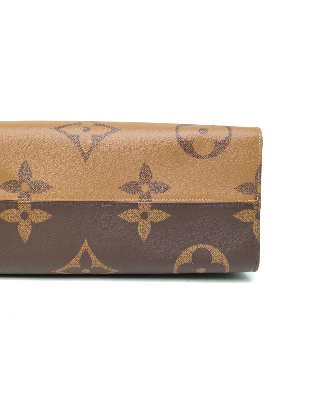 LOUIS VUITTON Коричневая сумка с короткими ручками, фото 7