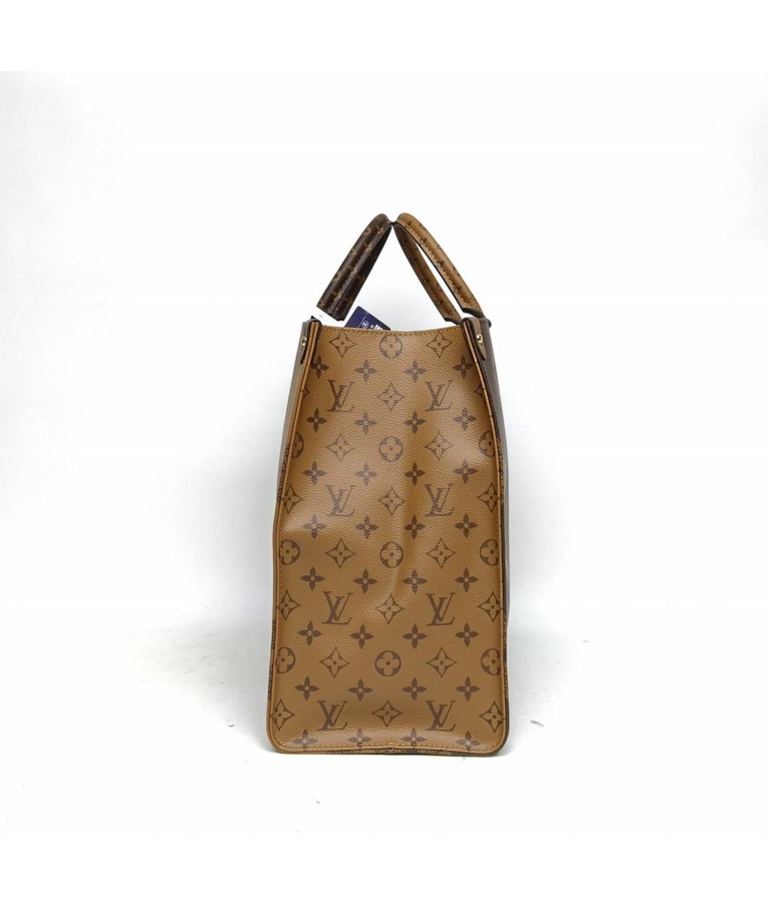 LOUIS VUITTON Коричневая сумка с короткими ручками, фото 5