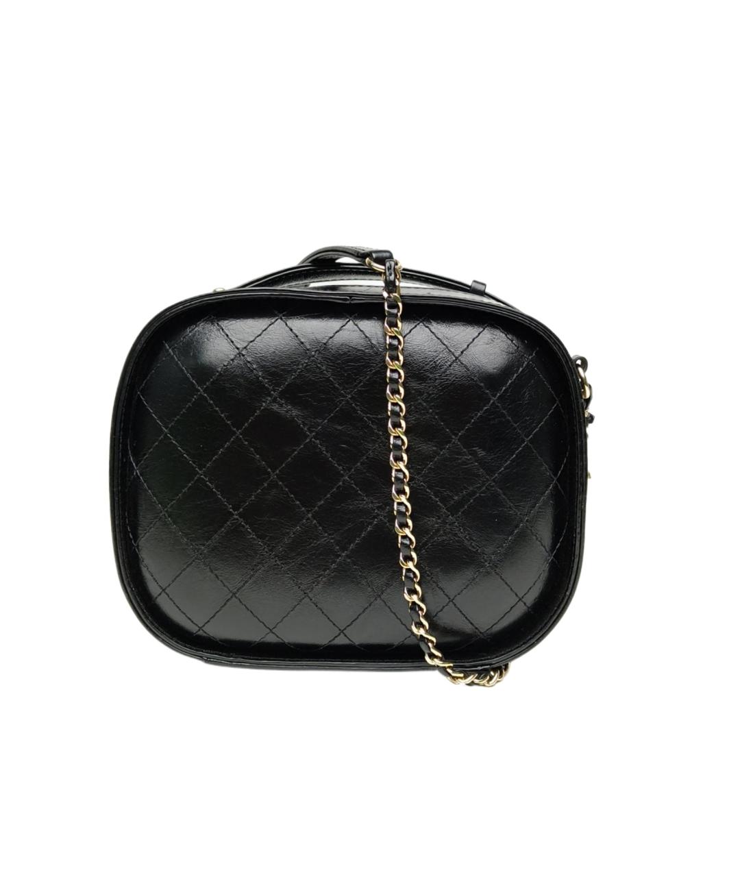 CHANEL Черная кожаная сумка через плечо, фото 1