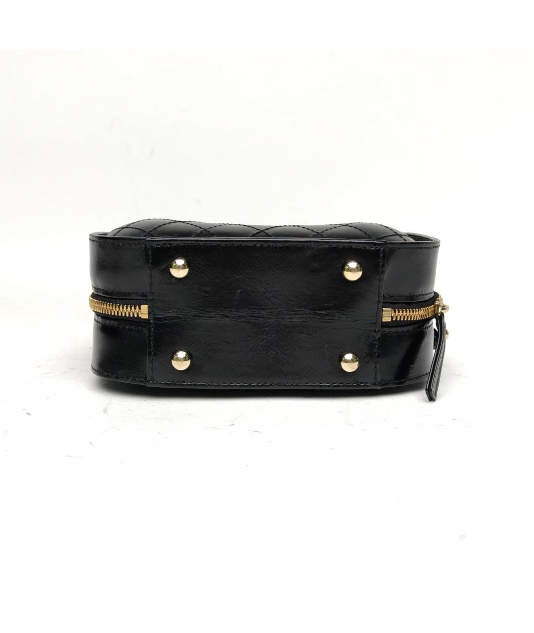 CHANEL Черная кожаная сумка через плечо, фото 7