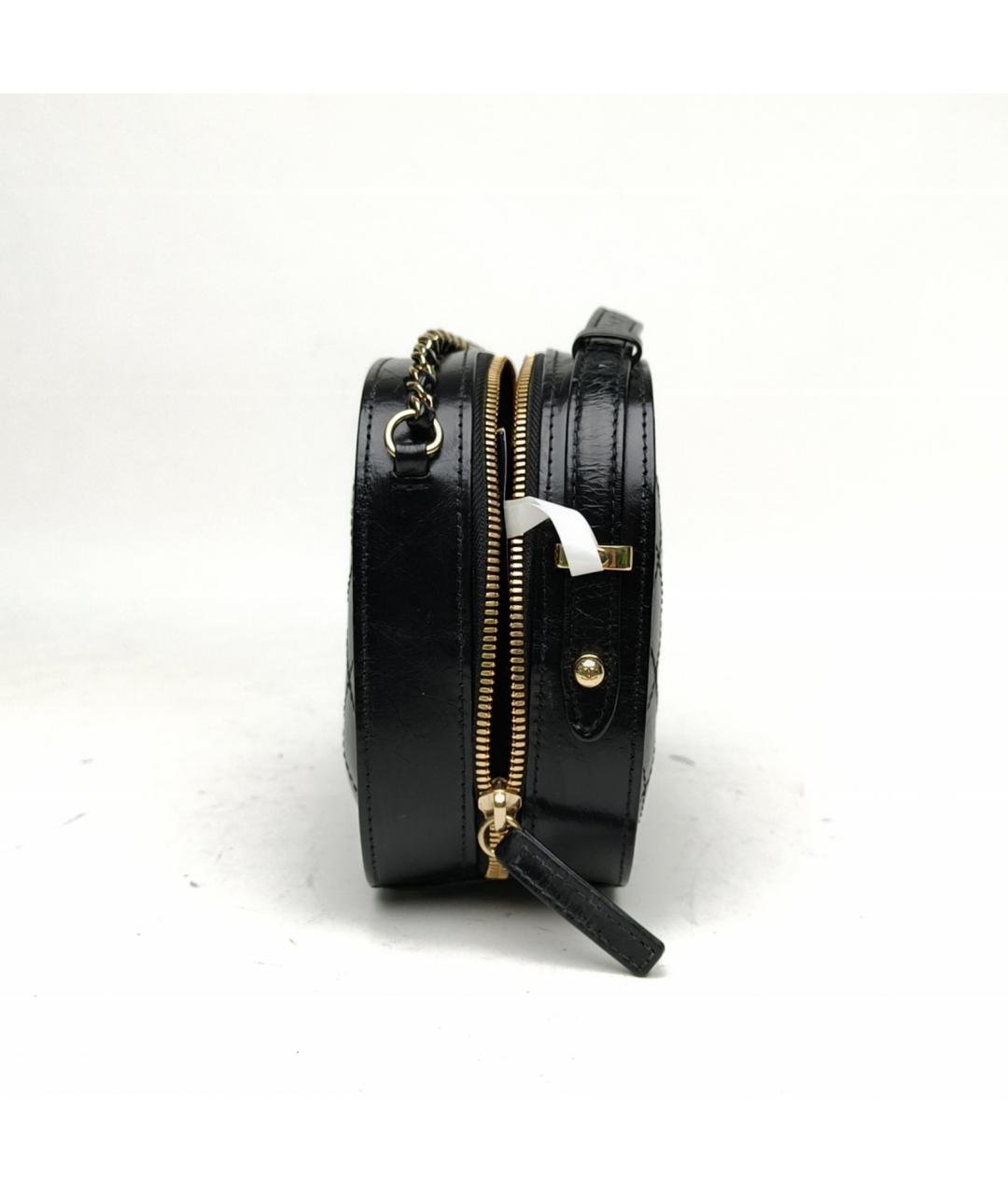 CHANEL Черная кожаная сумка через плечо, фото 4