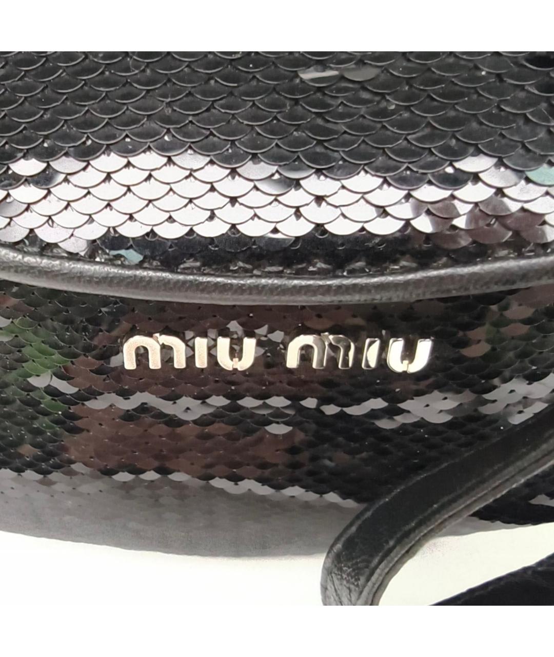 MIU MIU Черная сумка через плечо, фото 7