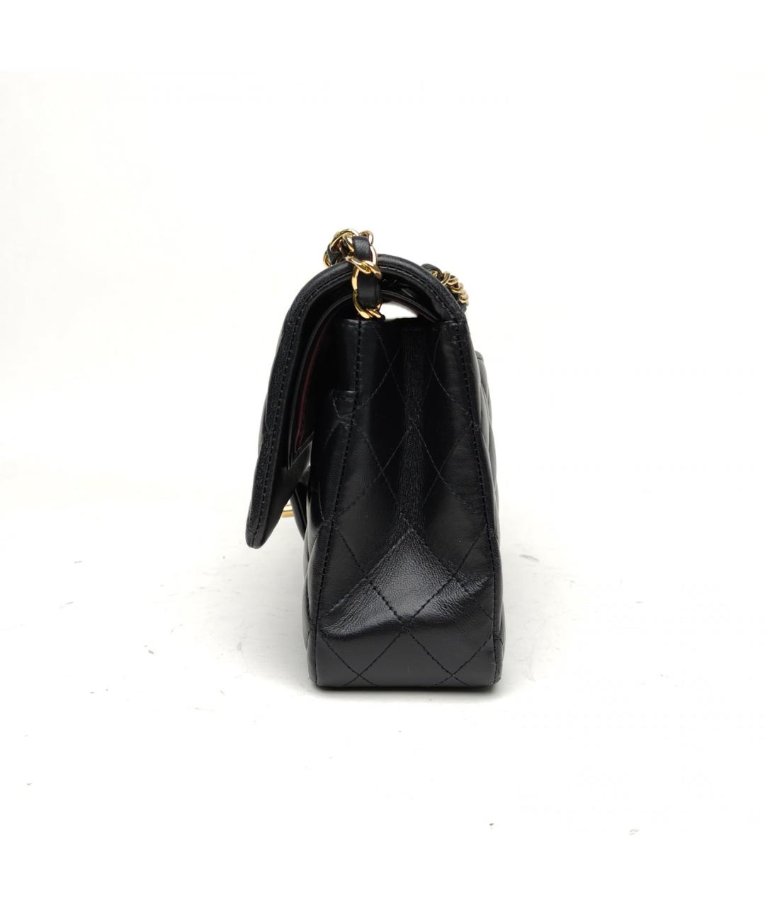 CHANEL Черная кожаная сумка через плечо, фото 3