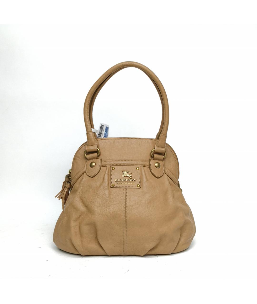 BURBERRY Коричневая кожаная сумка через плечо, фото 2