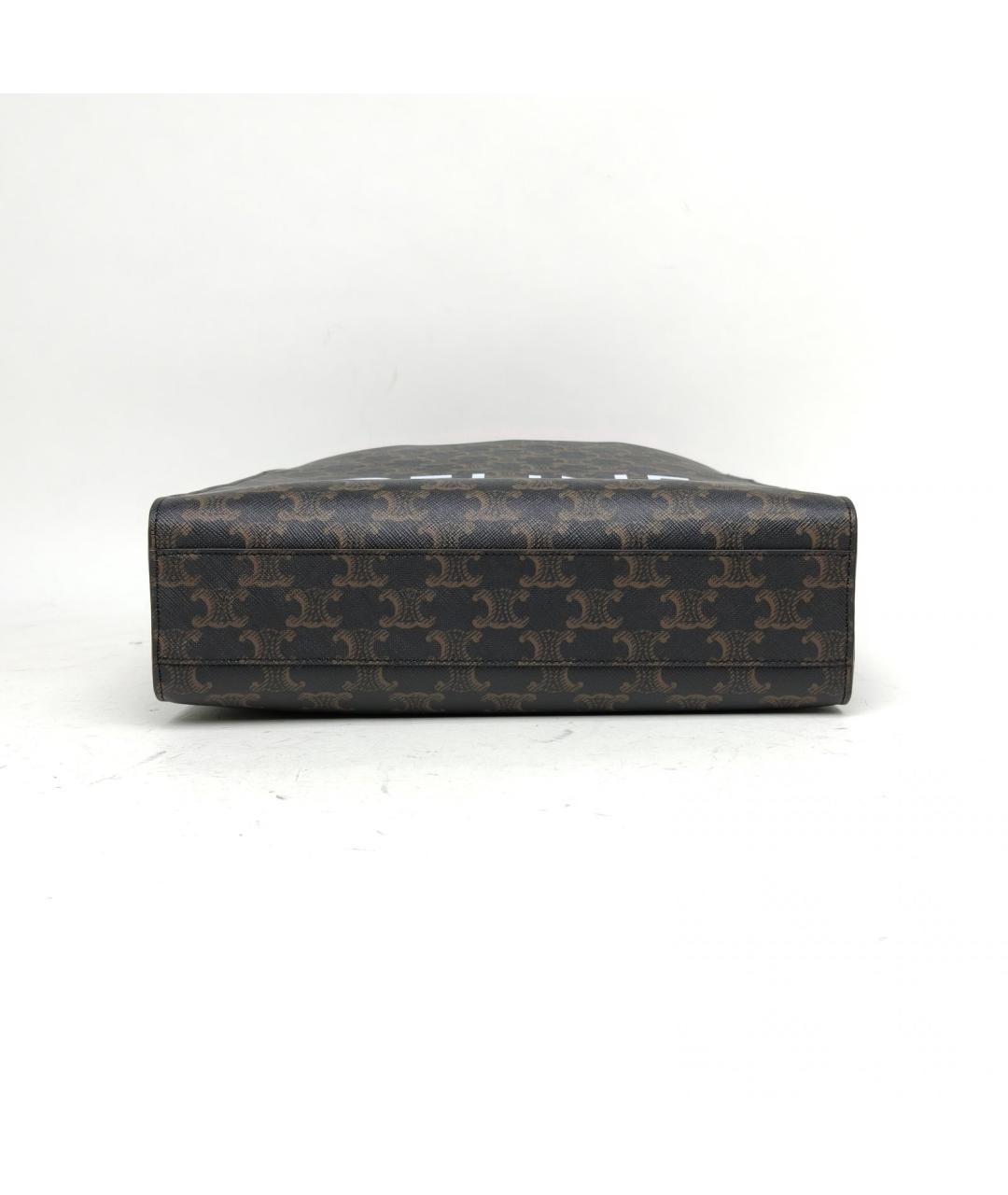 CELINE Коричневая сумка тоут, фото 6