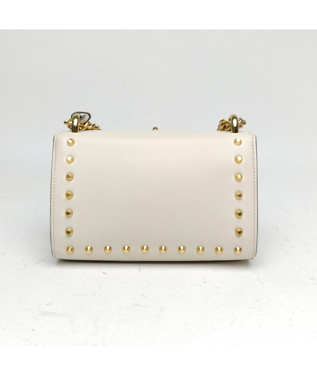 GUCCI Белая кожаная сумка через плечо, фото 4