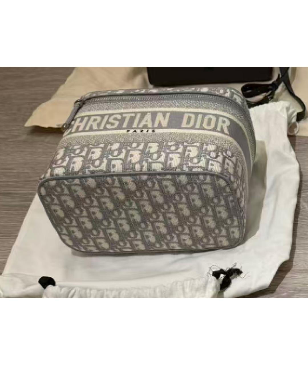 CHRISTIAN DIOR Серая сумка через плечо, фото 6