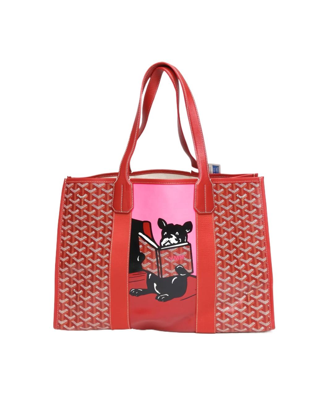 GOYARD Красная сумка тоут, фото 1