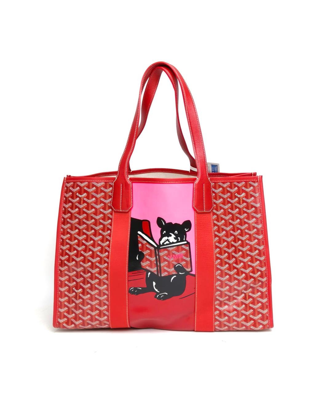 GOYARD Красная сумка тоут, фото 2