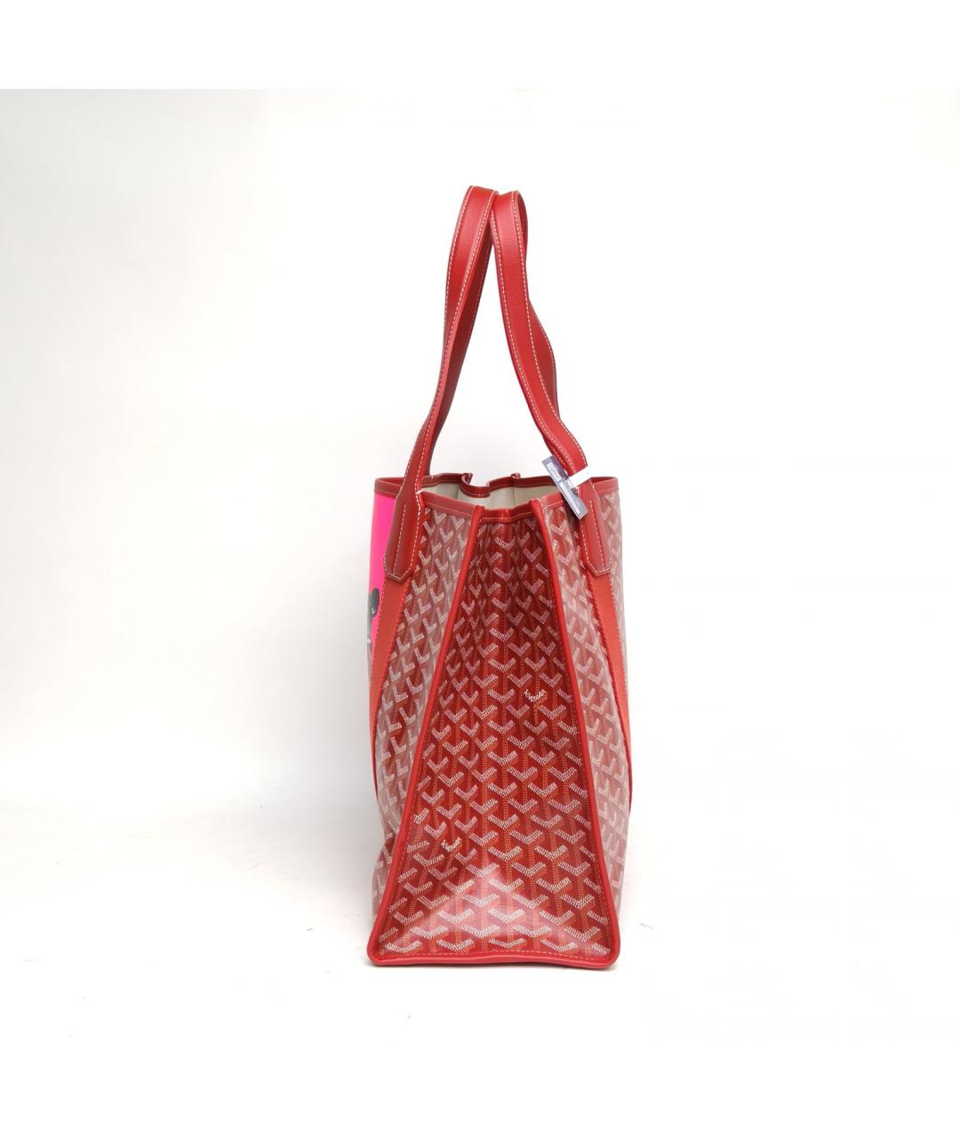 GOYARD Красная сумка тоут, фото 3