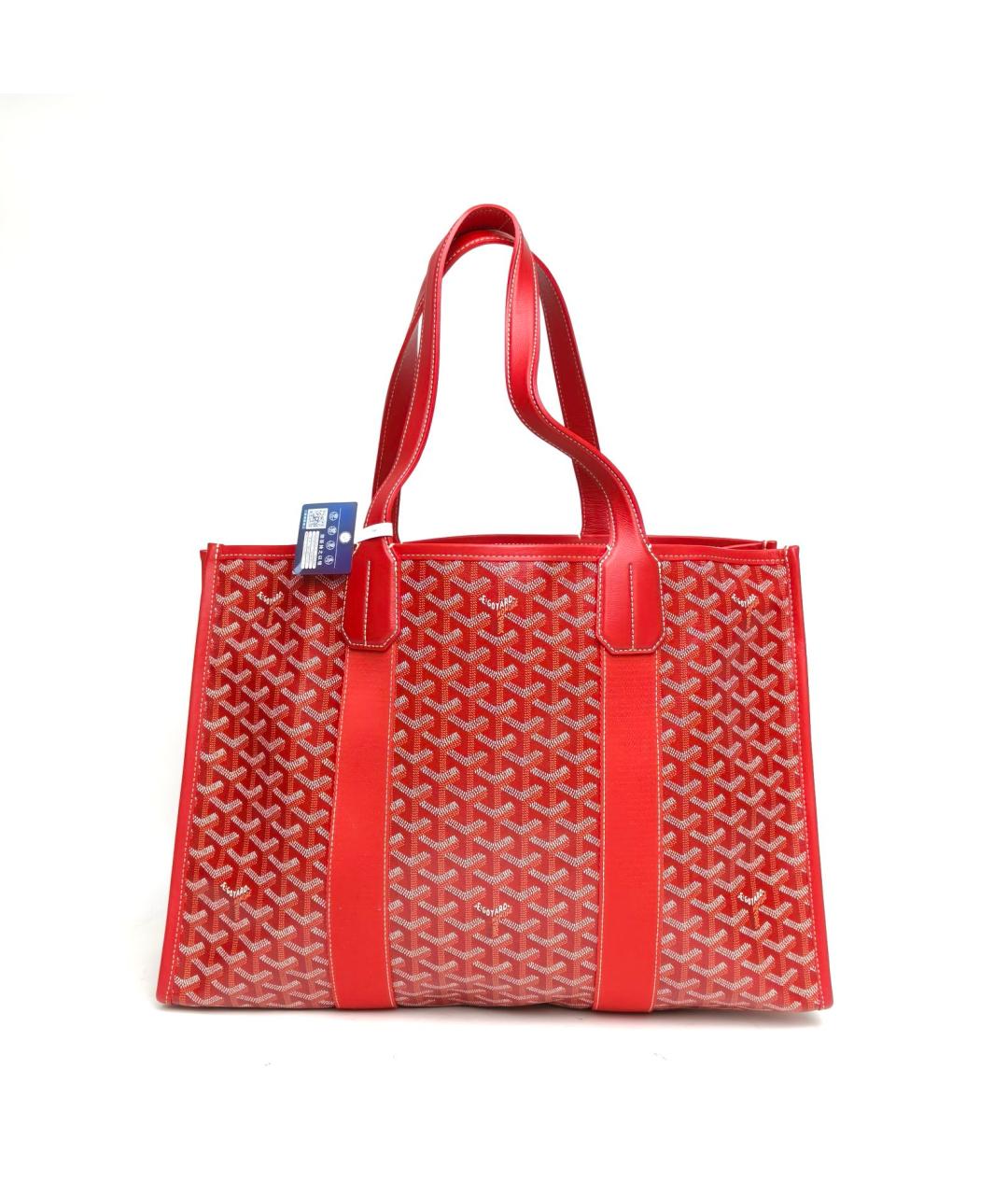 GOYARD Красная сумка тоут, фото 4