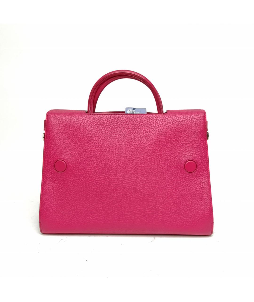 CHRISTIAN DIOR Розовая кожаная сумка с короткими ручками, фото 4