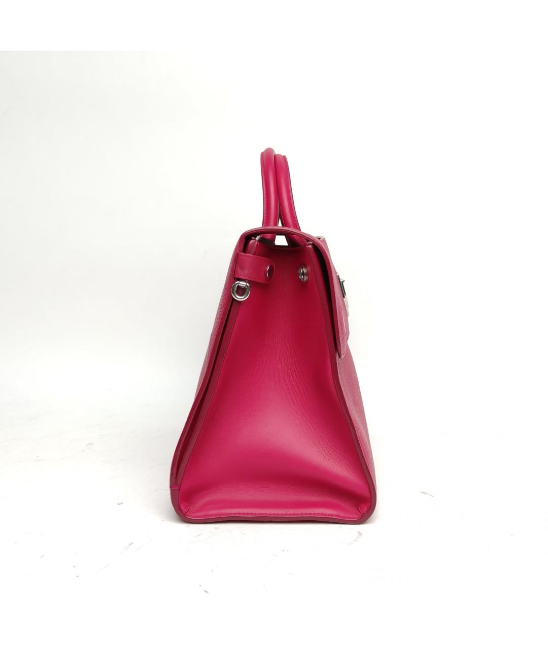 CHRISTIAN DIOR Розовая кожаная сумка с короткими ручками, фото 5