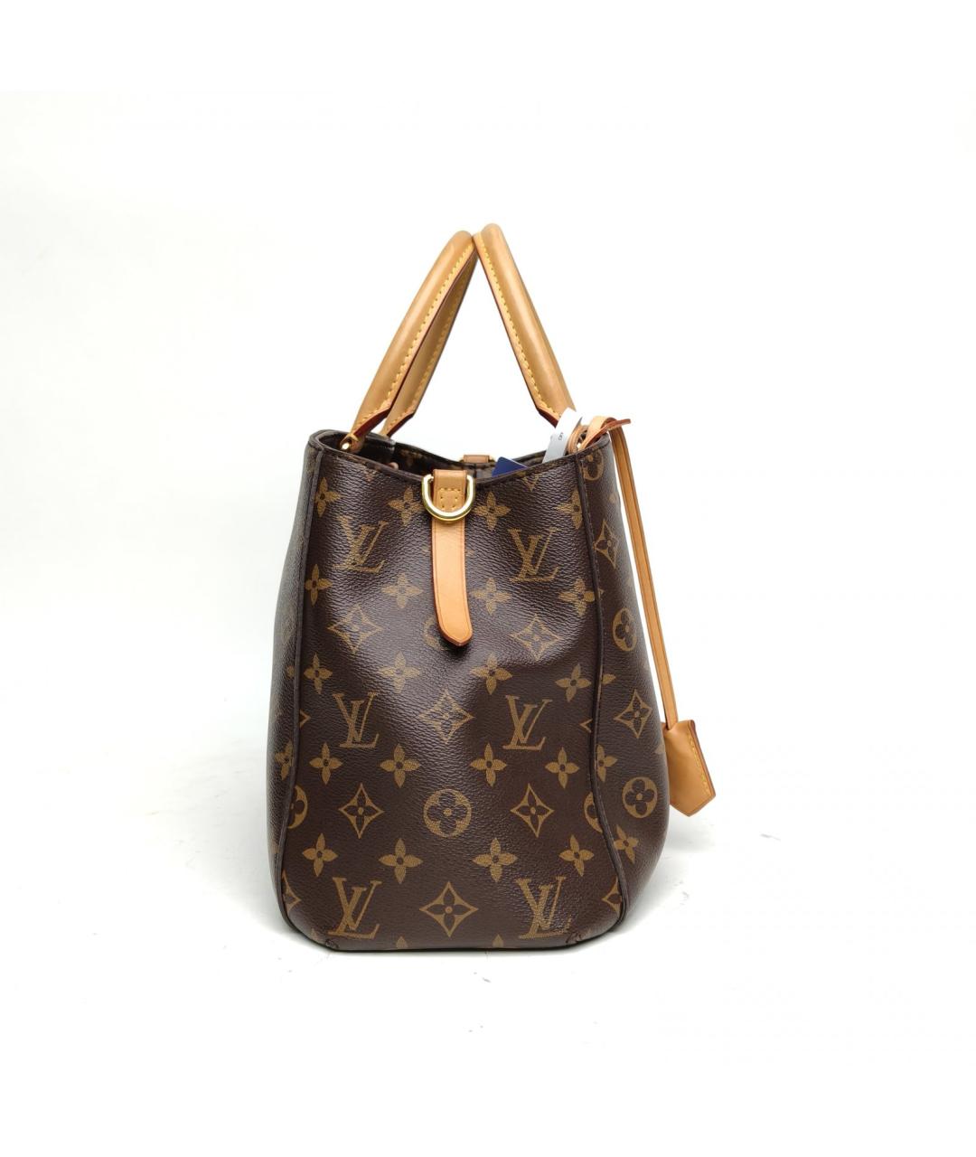 LOUIS VUITTON Коричневая сумка тоут, фото 5