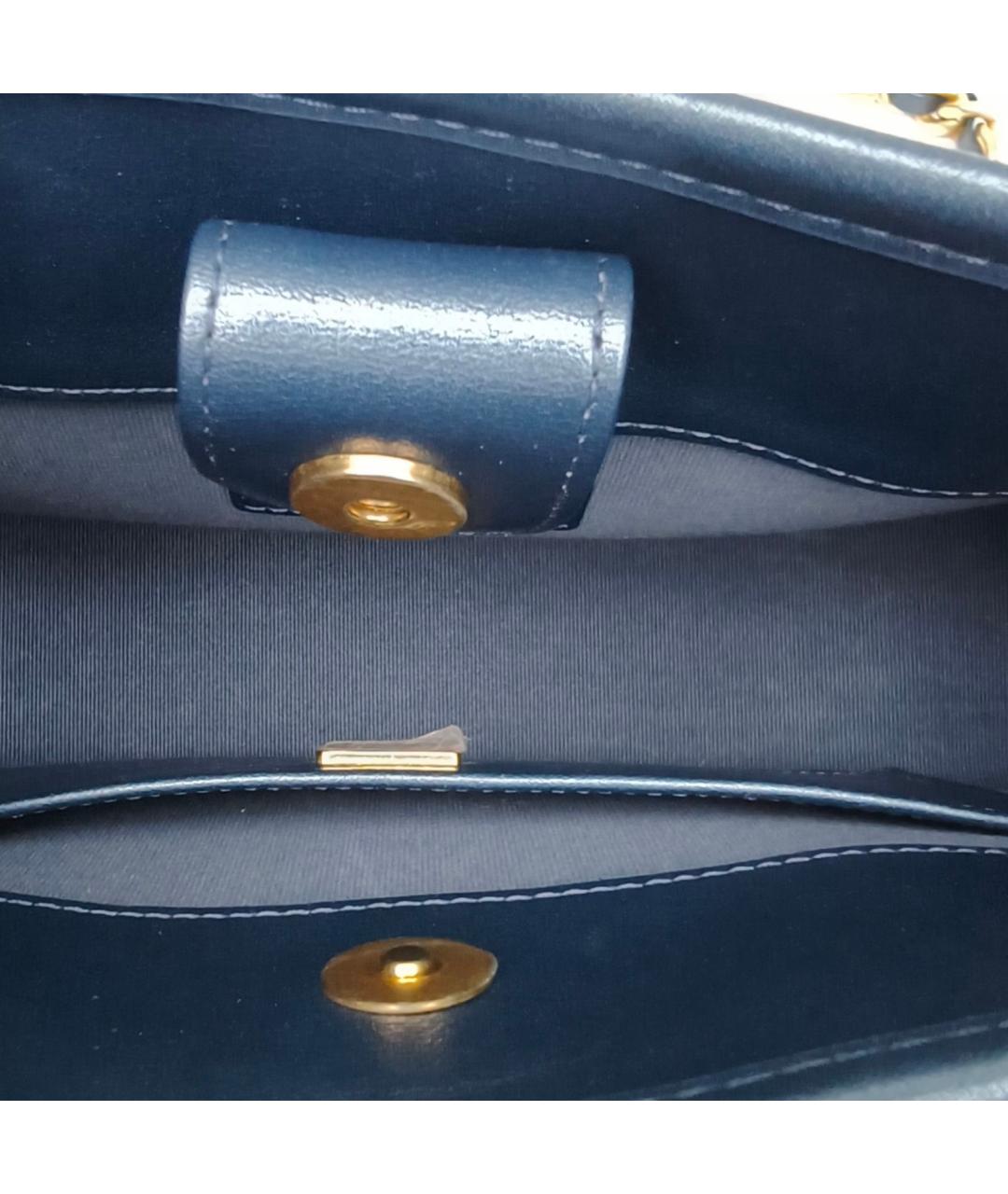 CHANEL Синяя деним сумка через плечо, фото 8