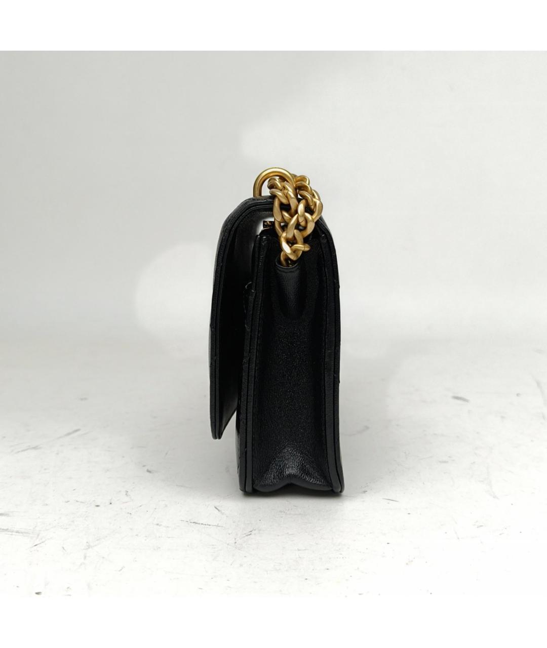 CHANEL Черная кожаная сумка через плечо, фото 3