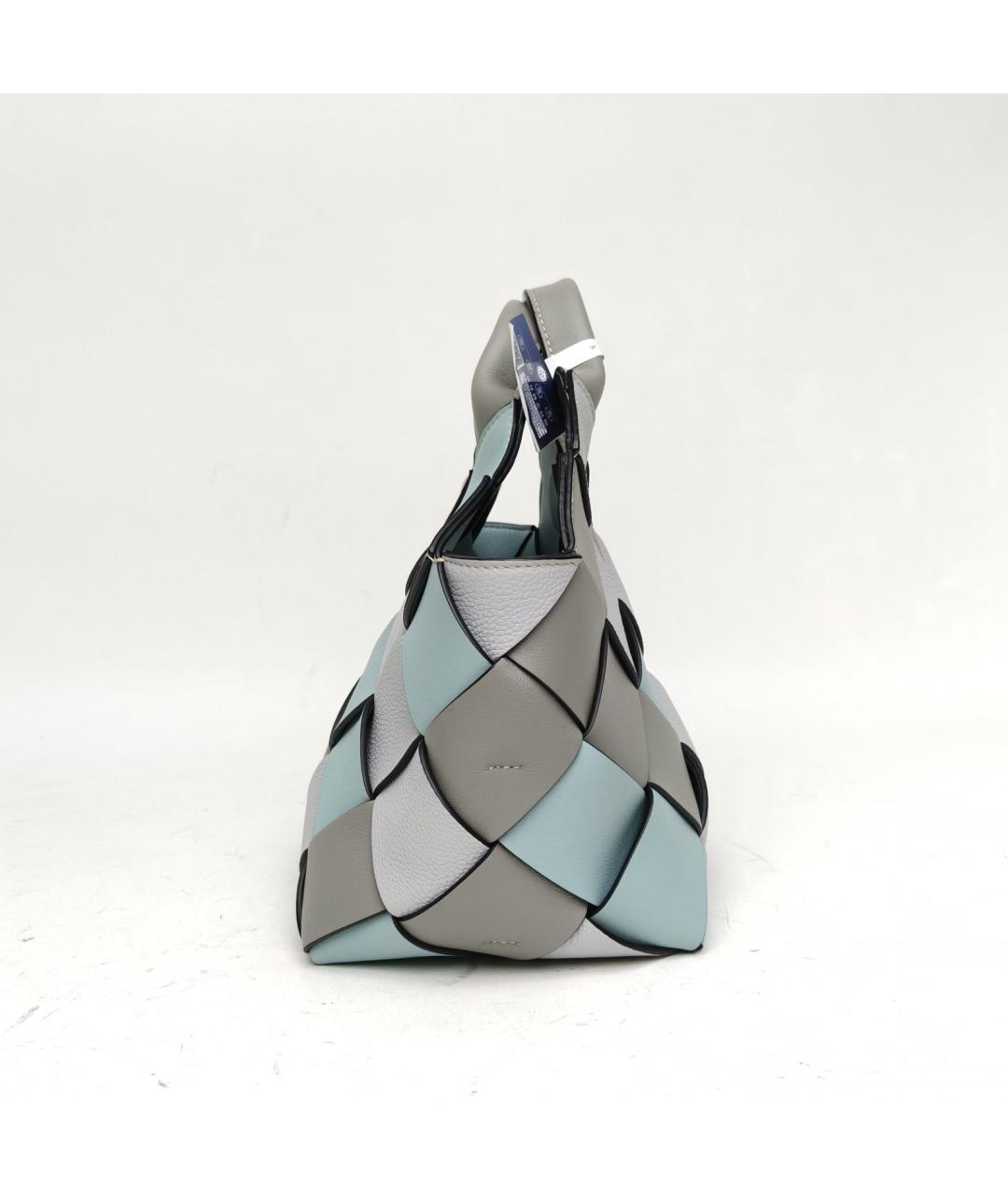 LOEWE Серая кожаная сумка через плечо, фото 4