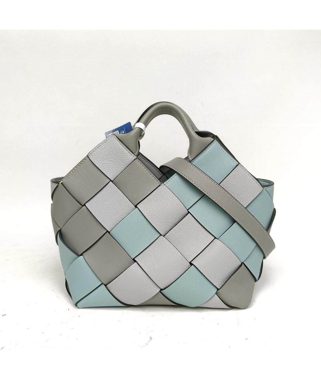 LOEWE Серая кожаная сумка через плечо, фото 5