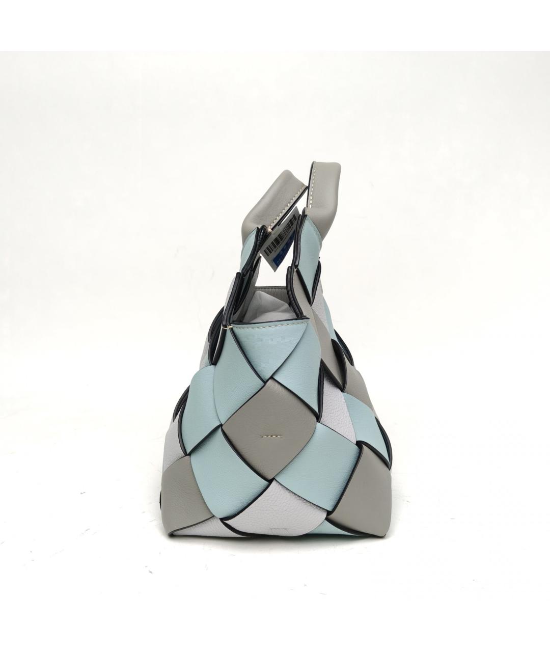 LOEWE Серая кожаная сумка через плечо, фото 6