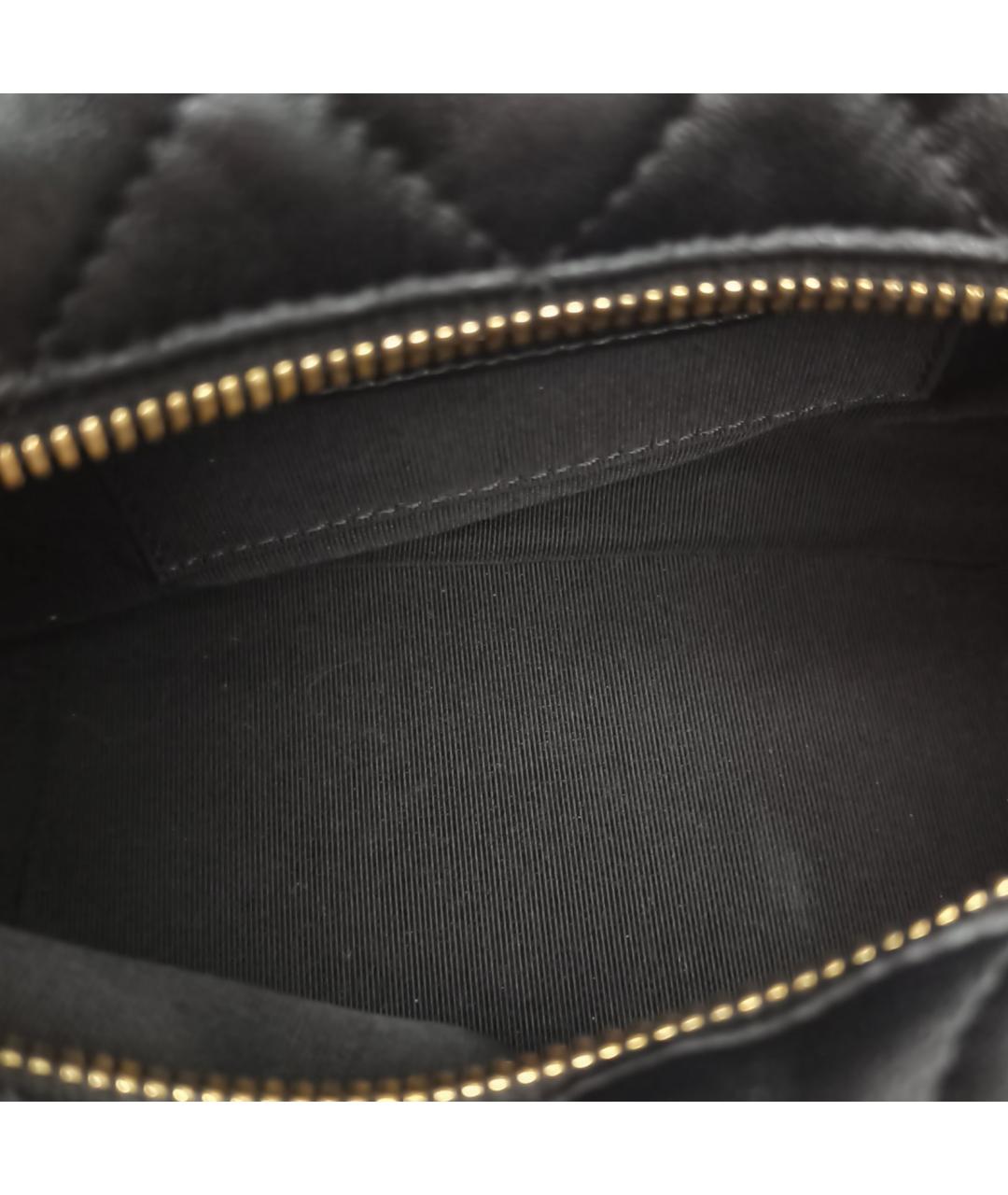 CHANEL Черная кожаная сумка через плечо, фото 8