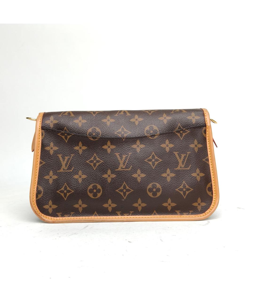 LOUIS VUITTON Коричневая сумка через плечо, фото 4