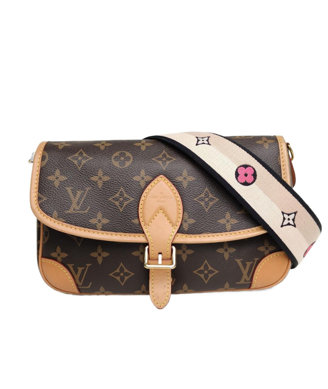 LOUIS VUITTON Коричневая сумка через плечо, фото 1