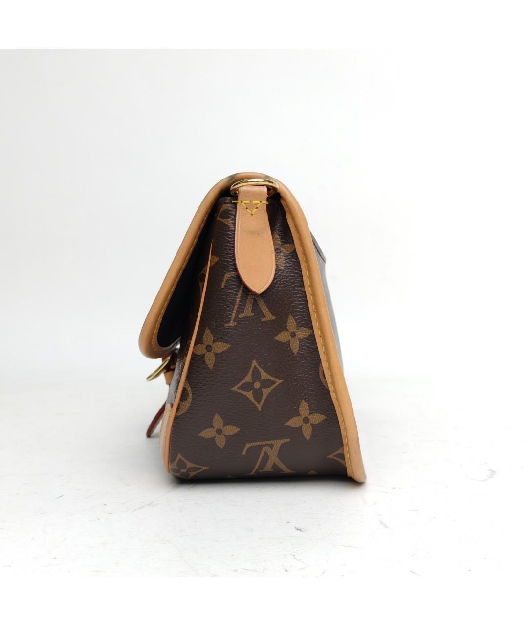 LOUIS VUITTON Коричневая сумка через плечо, фото 3