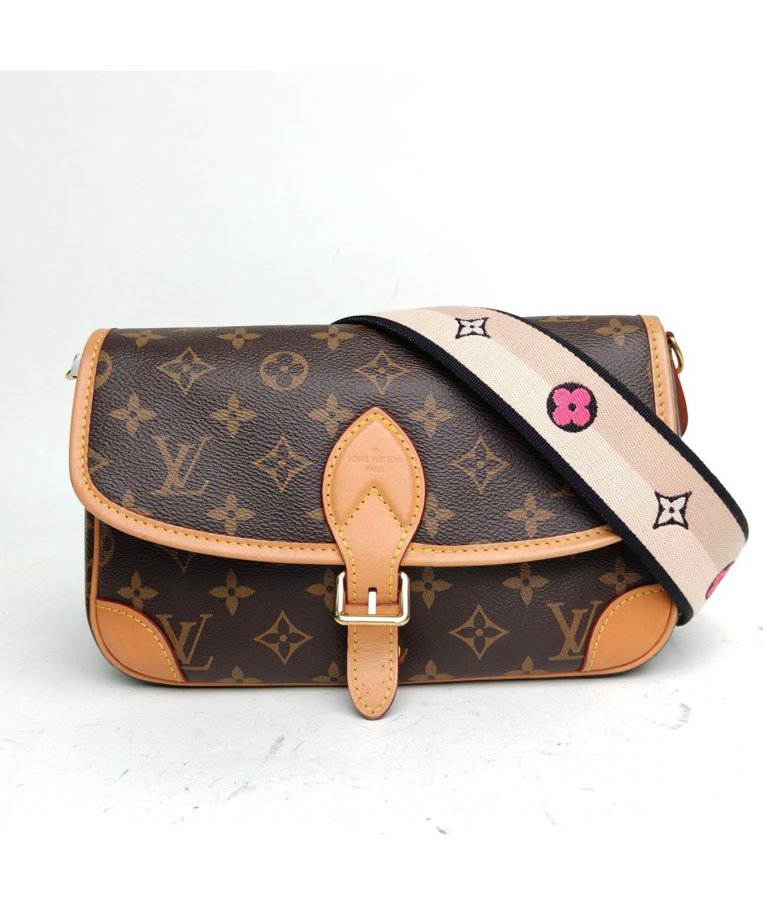 LOUIS VUITTON Коричневая сумка через плечо, фото 2