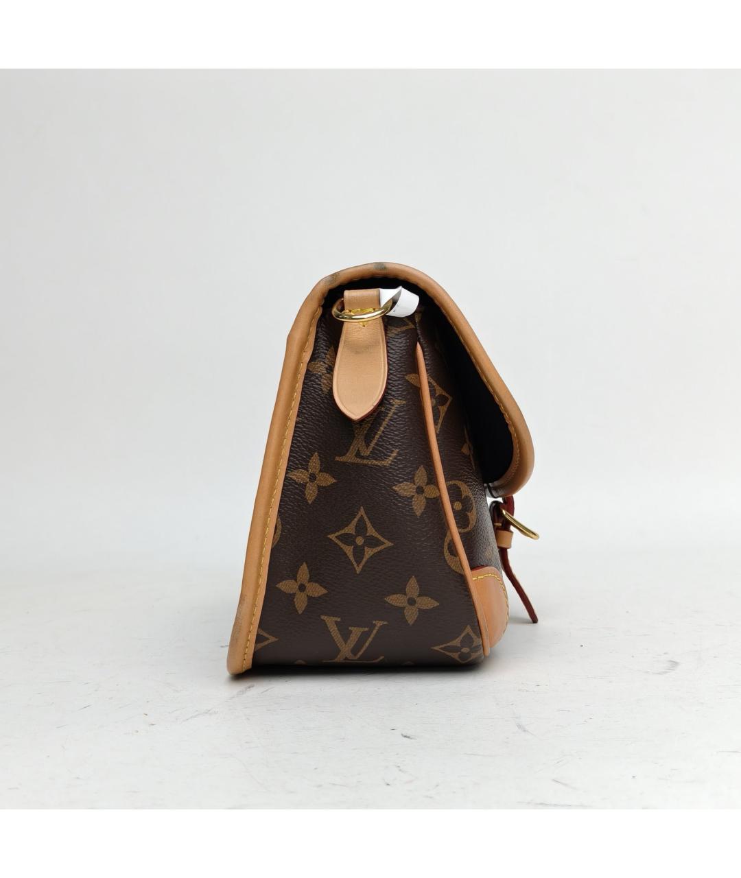 LOUIS VUITTON Коричневая сумка через плечо, фото 5