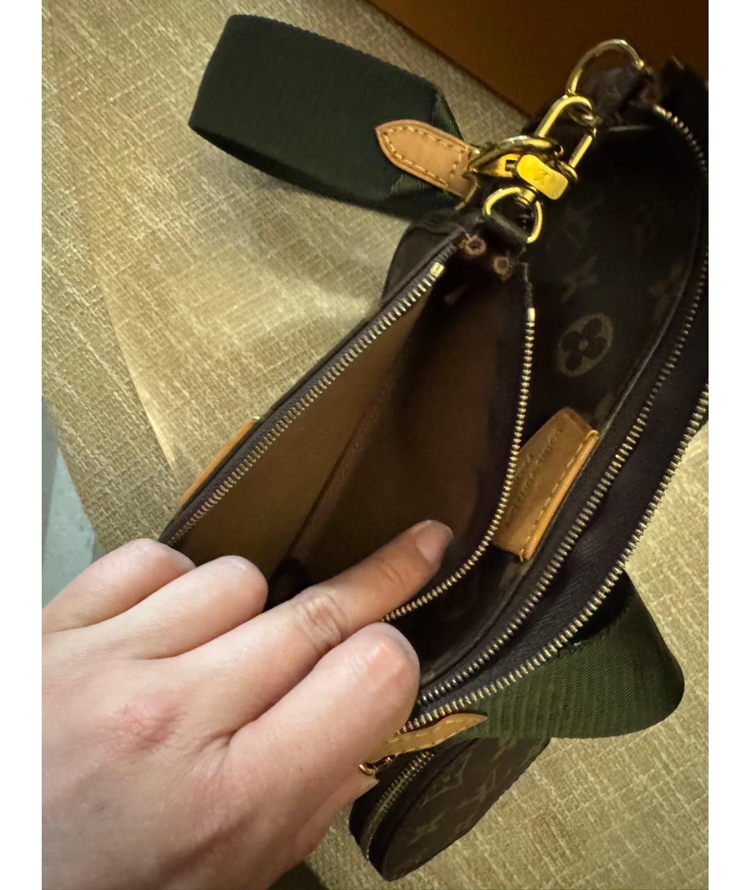 LOUIS VUITTON Коричневая сумка через плечо, фото 9