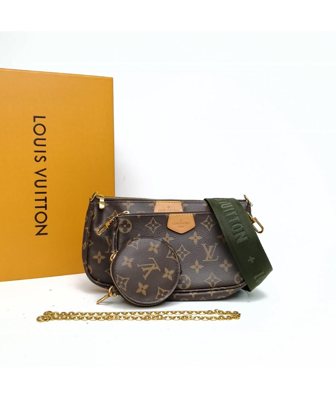 LOUIS VUITTON Коричневая сумка через плечо, фото 8