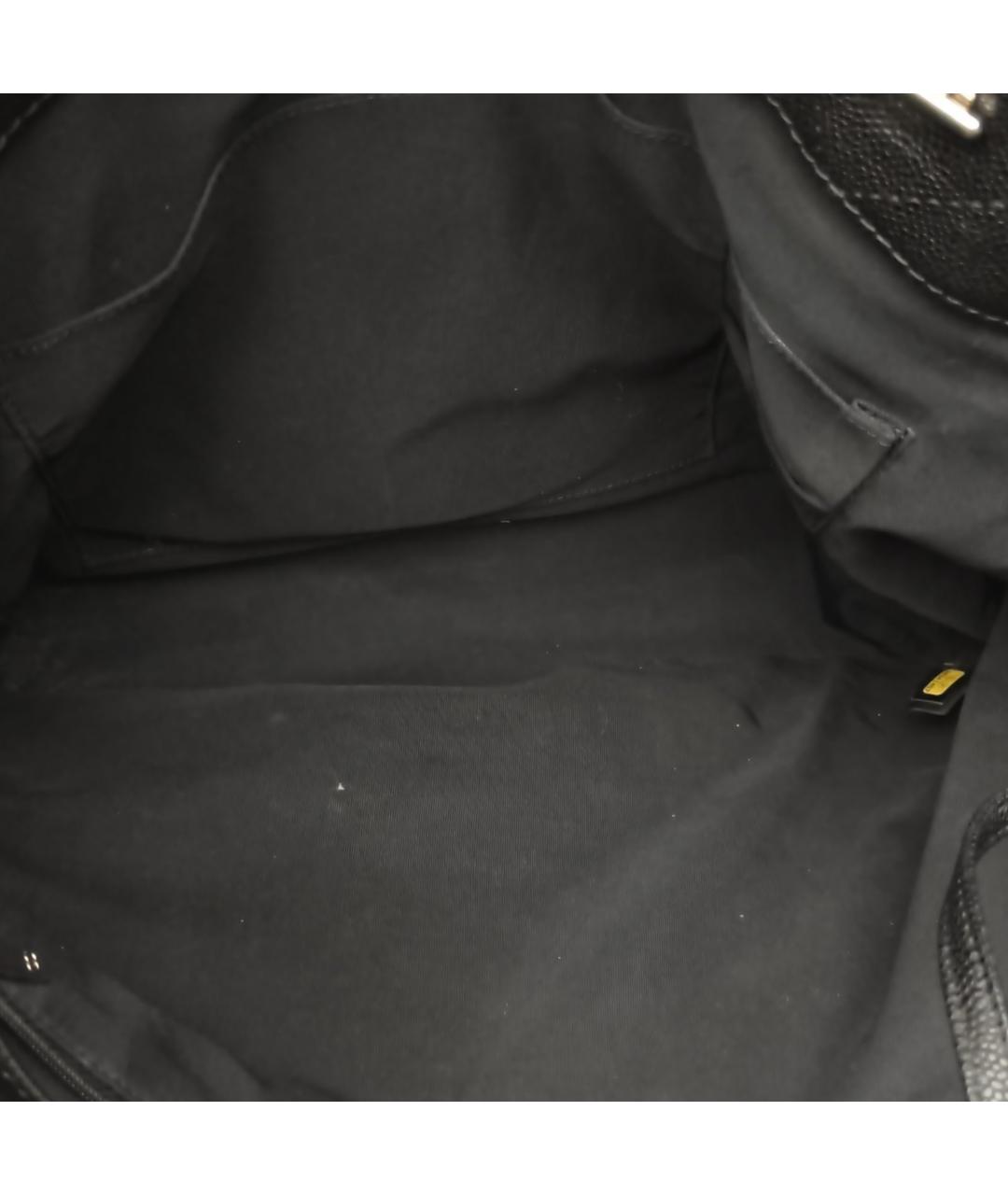 CHANEL Черная кожаная сумка тоут, фото 7