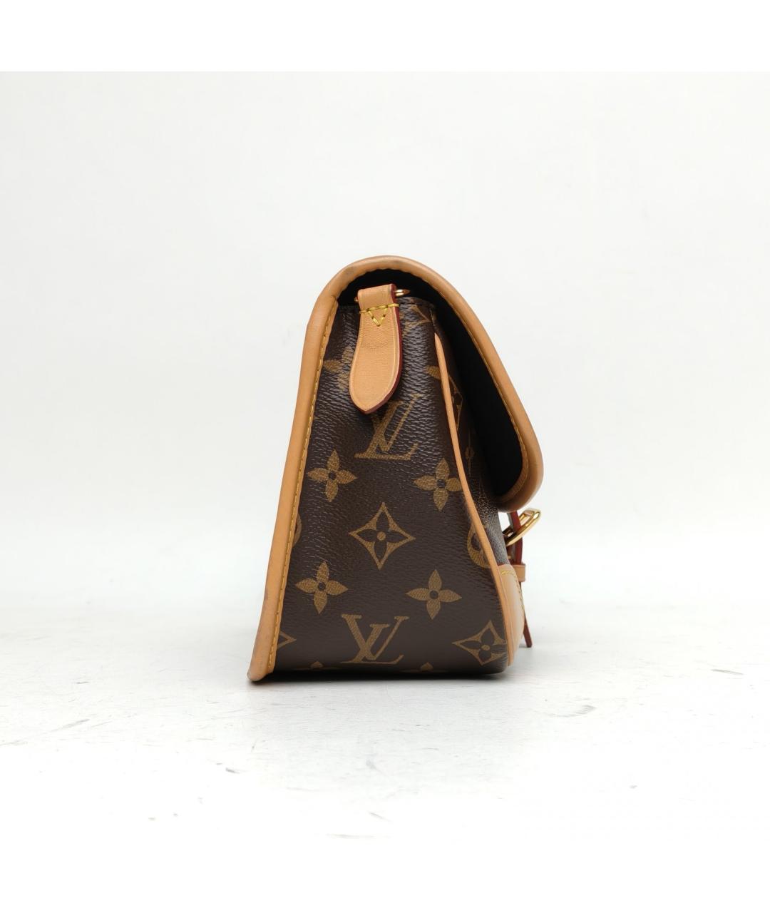 LOUIS VUITTON Коричневая сумка через плечо, фото 5