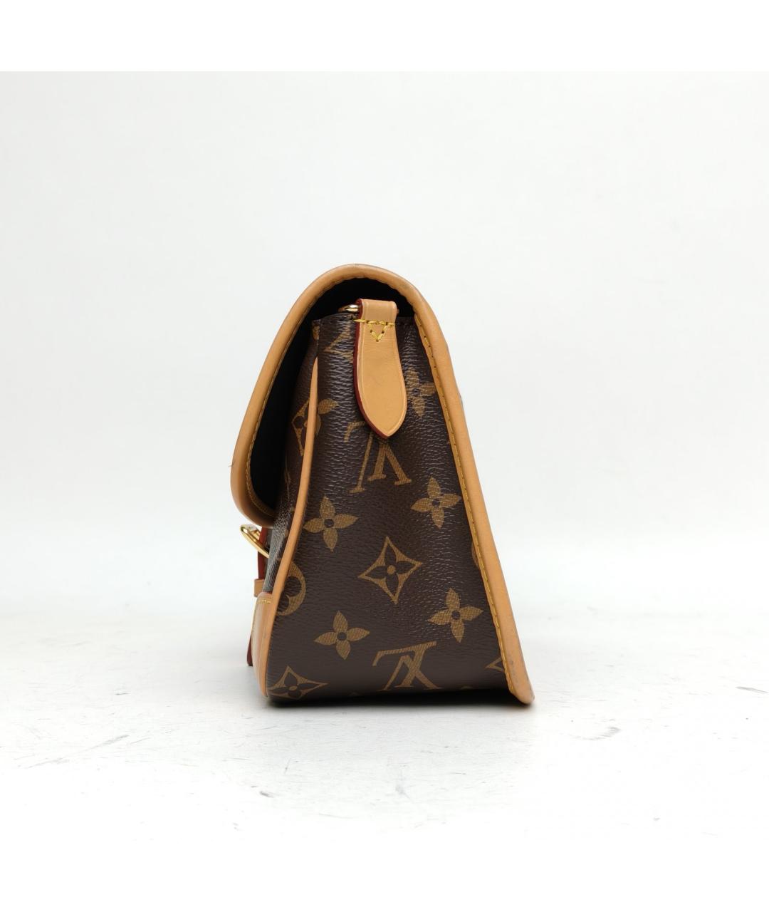 LOUIS VUITTON Коричневая сумка через плечо, фото 3