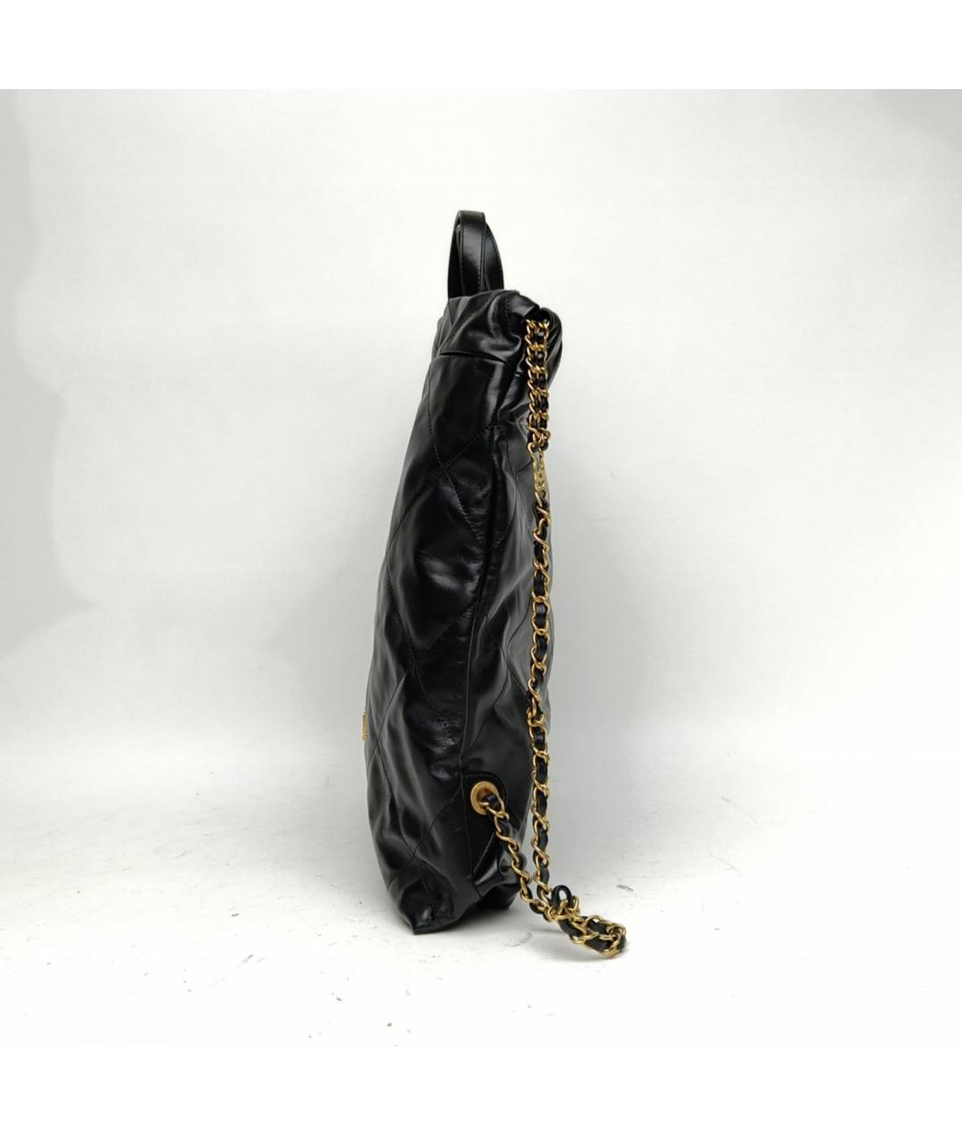 CHANEL Черный кожаный рюкзак, фото 3