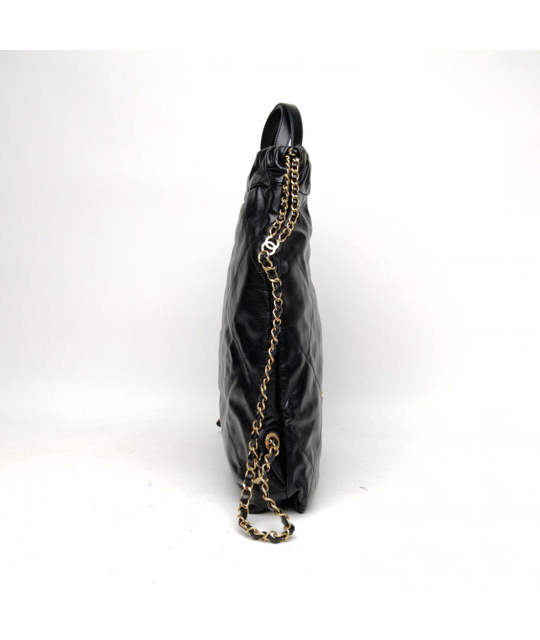 CHANEL Черный кожаный рюкзак, фото 5