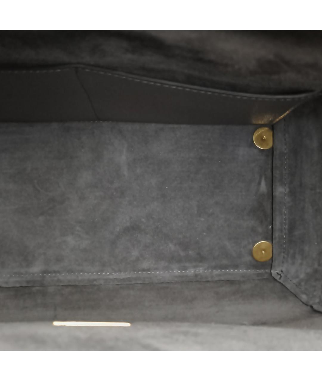 CELINE Серая кожаная сумка через плечо, фото 7