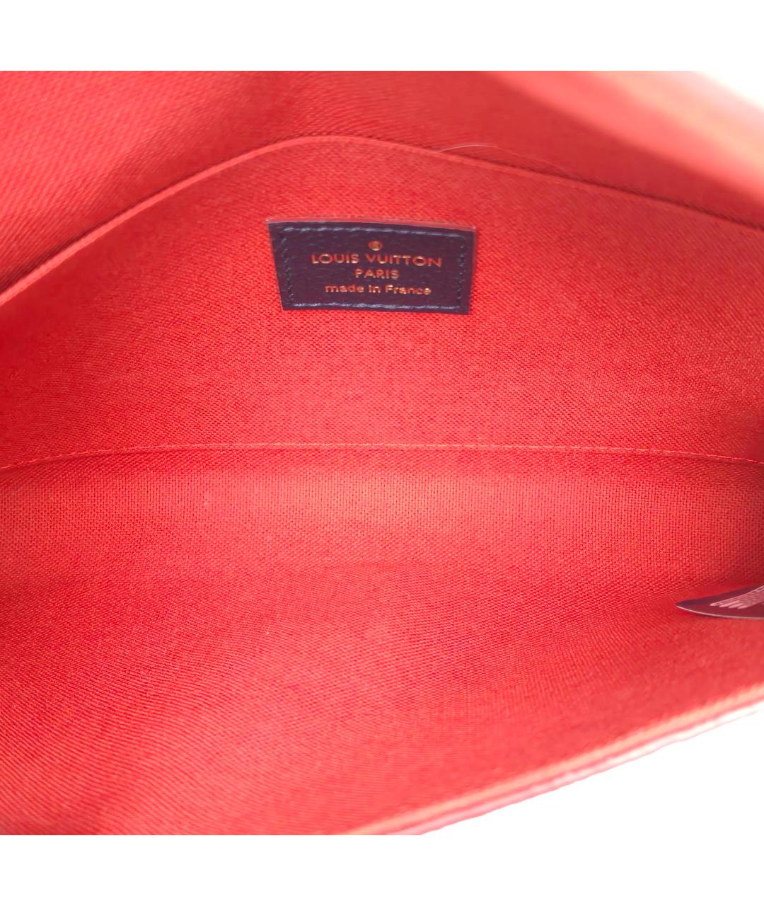 LOUIS VUITTON Темно-синяя кожаная сумка через плечо, фото 7