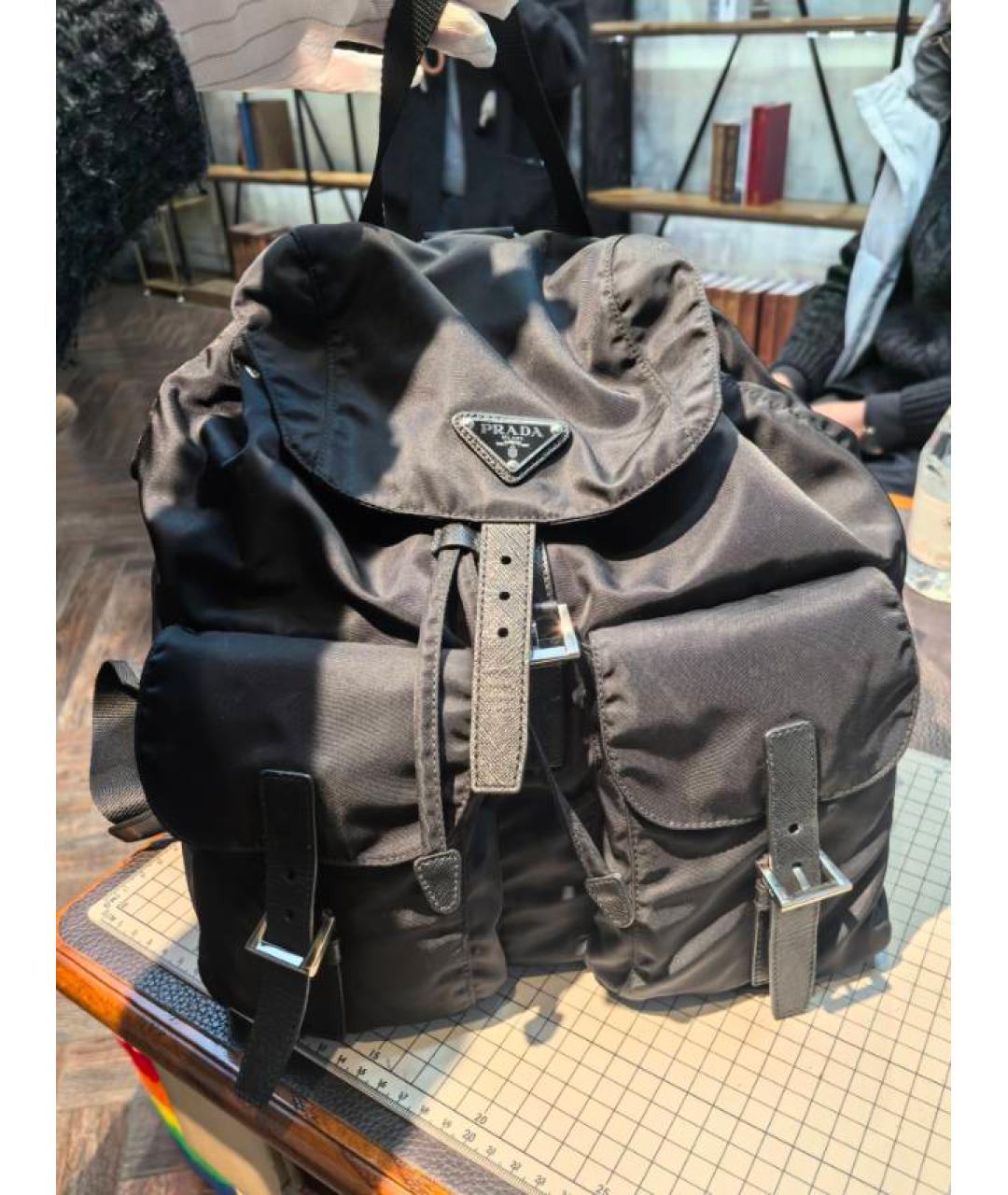 PRADA Черный рюкзак, фото 8