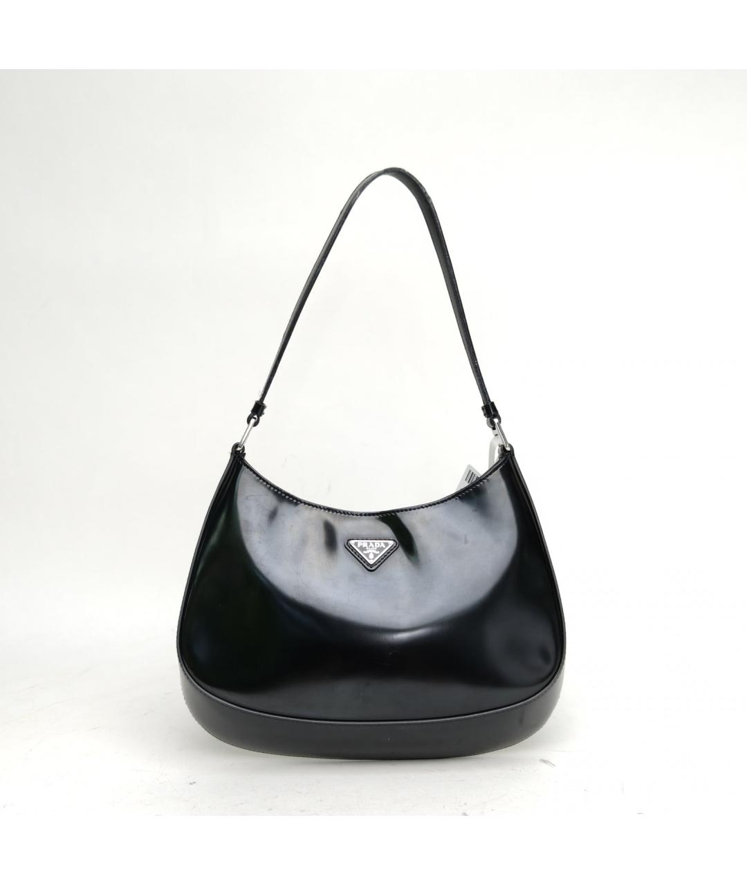 PRADA Черная кожаная сумка через плечо, фото 2