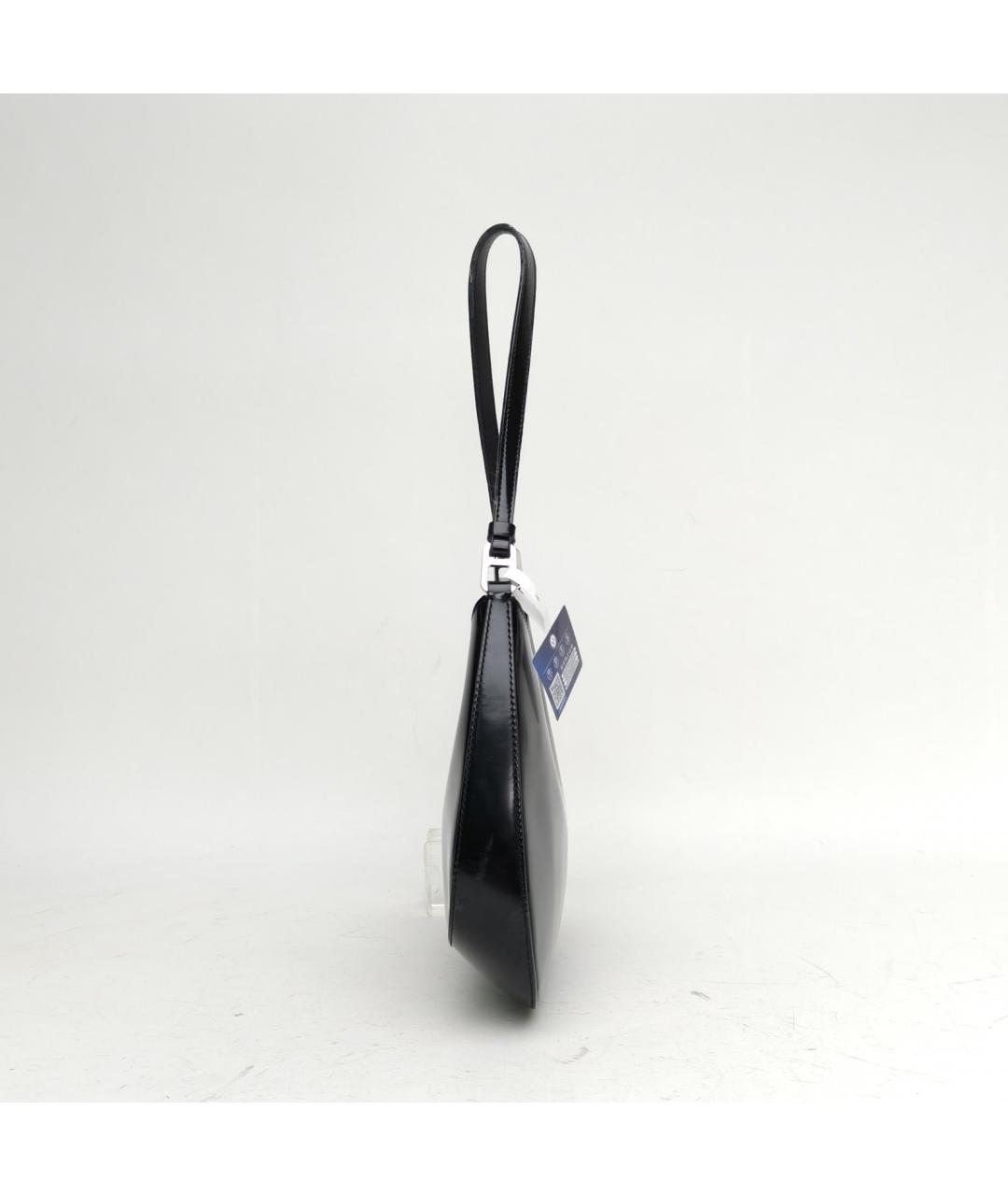 PRADA Черная кожаная сумка через плечо, фото 3