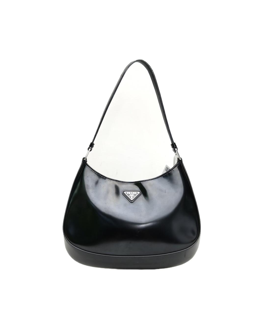 PRADA Черная кожаная сумка через плечо, фото 1