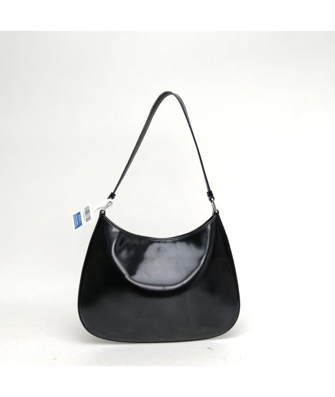 PRADA Черная кожаная сумка через плечо, фото 5